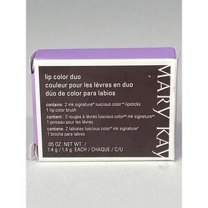 Mary Kay Lip Color Duo Garnet Gold Signature Luscious Lipsticks New in Box Rare